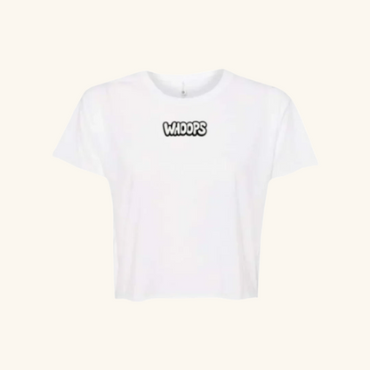WHOOPS Logo Crop Top